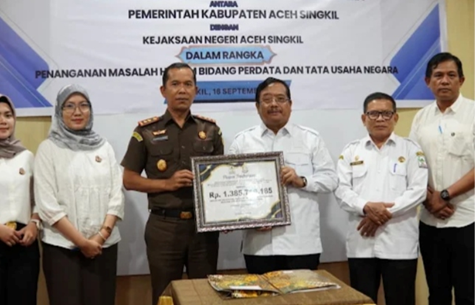 Pemkab Aceh Singkil dan Kejari Perkuat Pendampingan Hukum