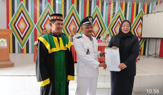 Camat Gunung Meriah Lantik M. Yahya Jadi Pj Keuchik Sebatang